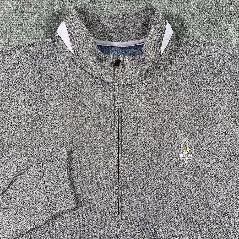 Johnnie-O Reflex 1/4 Zip Pullover Golf Sweater Mens XL Jumper Club Embroidered